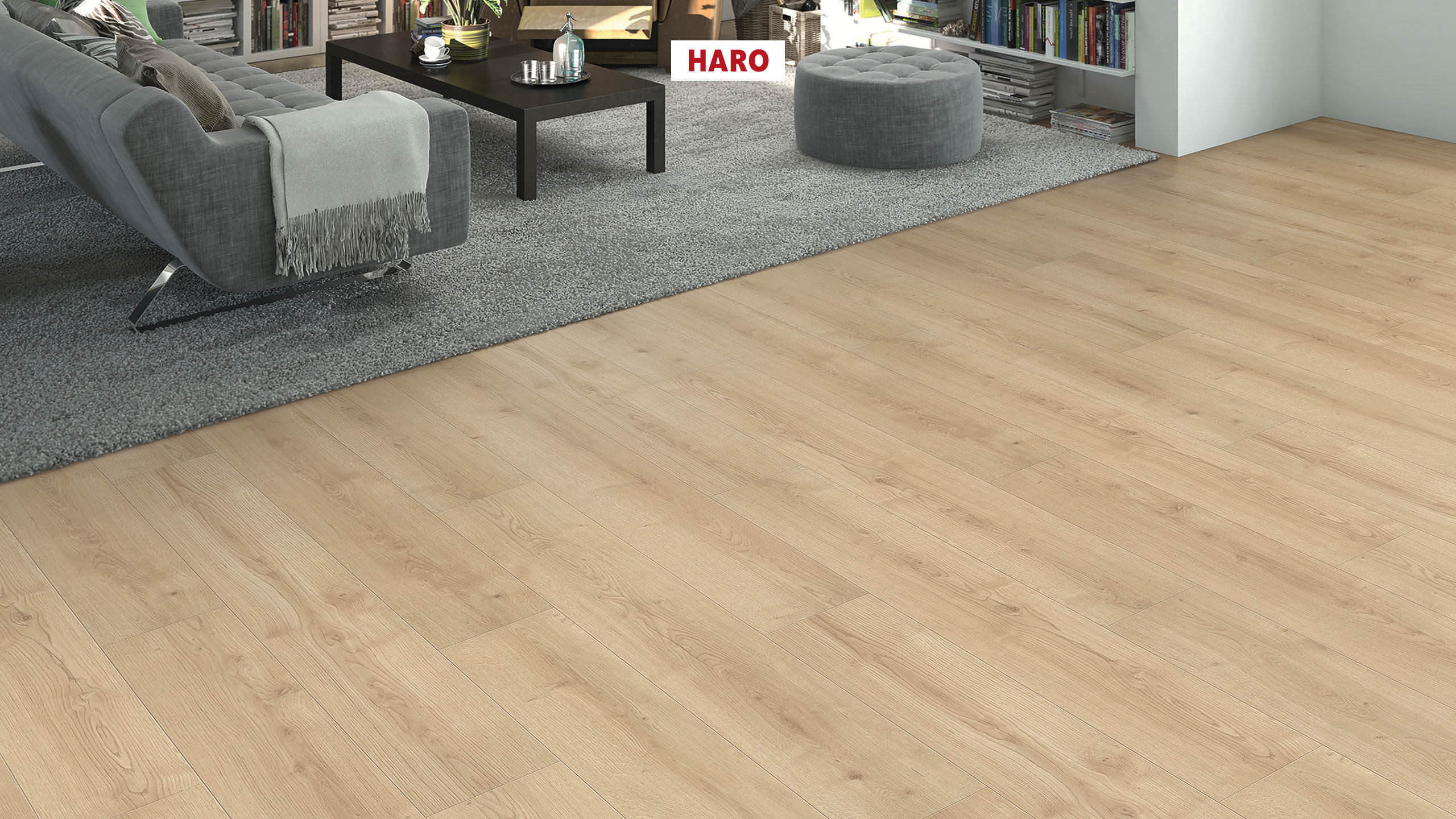 HARO Pavimento in laminato TRITTY 90 Plancia 4B Rovere Bari puro* authentic Top Connect