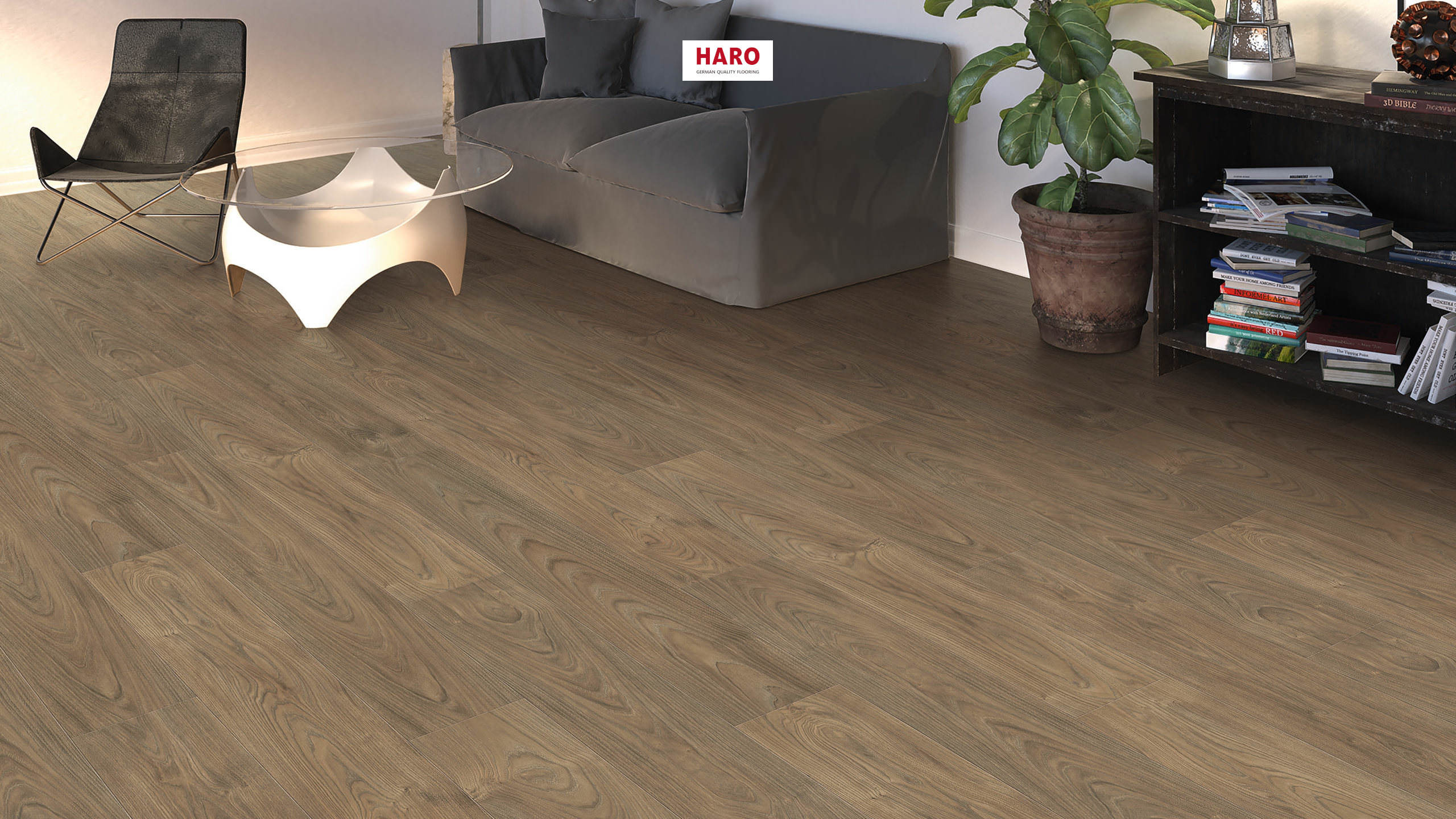 HARO Pavimento in laminato TRITTY 200 Aqua Plancia 4B Olmo Vario* authentic soft Top Connect