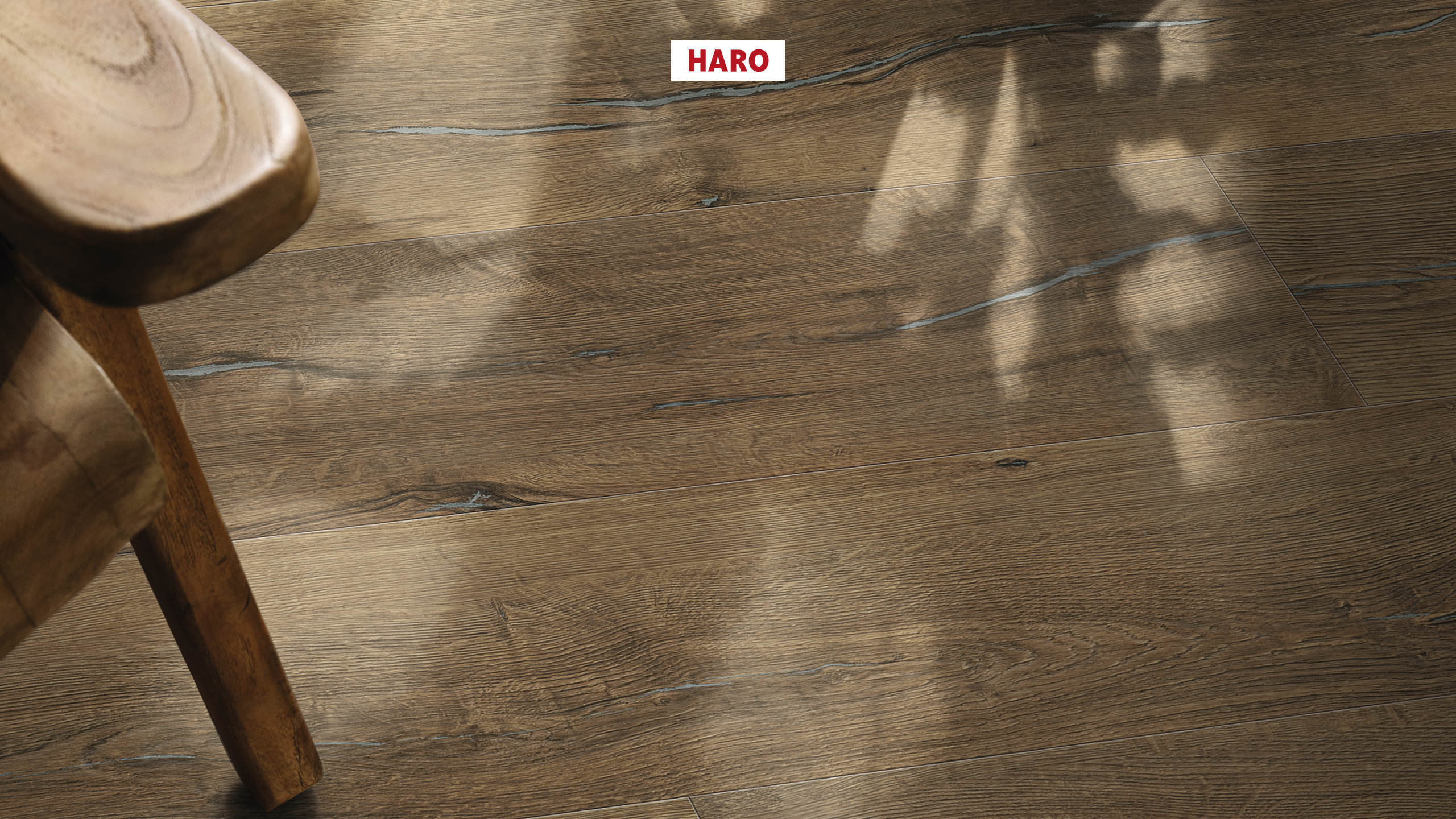 HARO Pavimento in laminato TRITTY 200 Aqua Gran Via 4B Rovere Metallic natur* authentic Top Connect