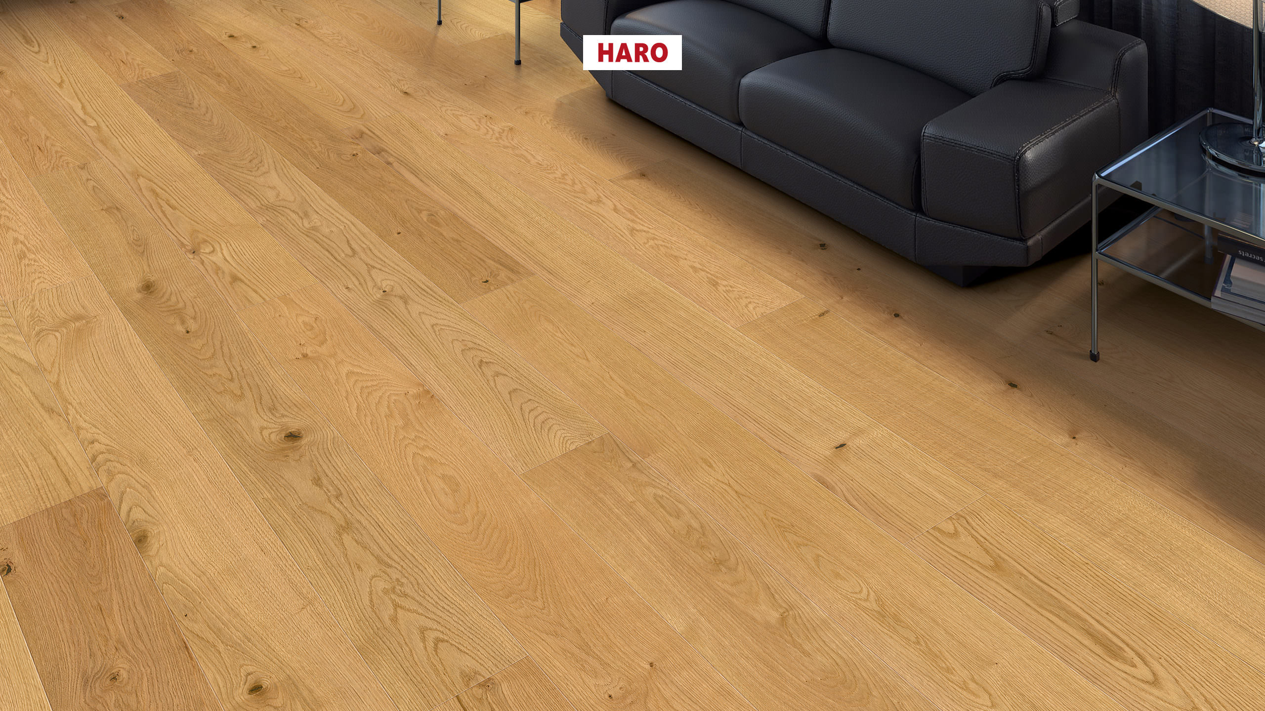 HARO PARQUET 4000 Plancia 180 4B Rovere Markant spazzolato naturaDur Top Connect