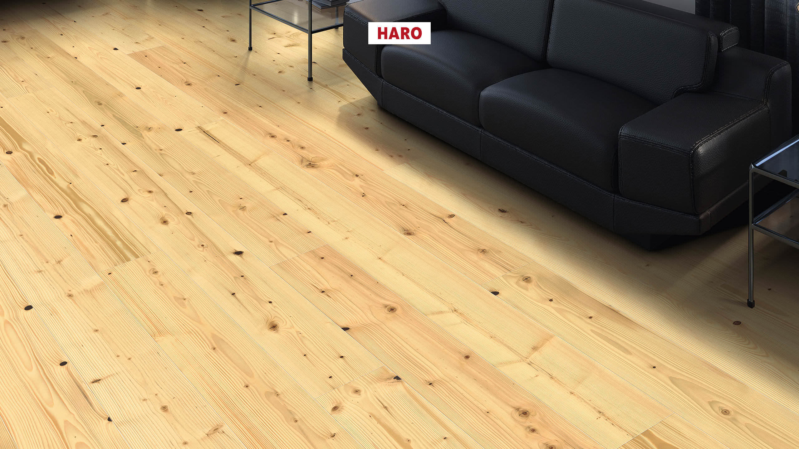 HARO PARQUET 4000 Plancia 180 4B Abete Universal spazzolato naturaDur Top Connect