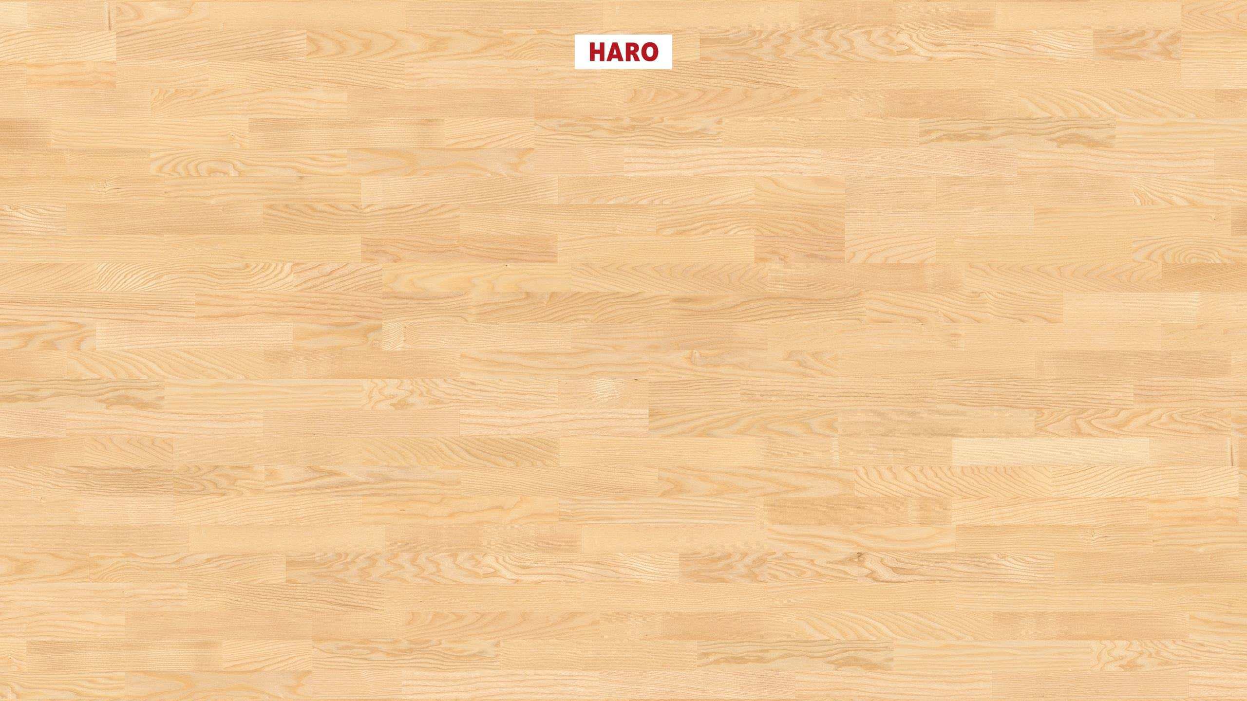 HARO PARQUET 4000 3-strip Frassino Trend spazzolato naturaDur Top Connect