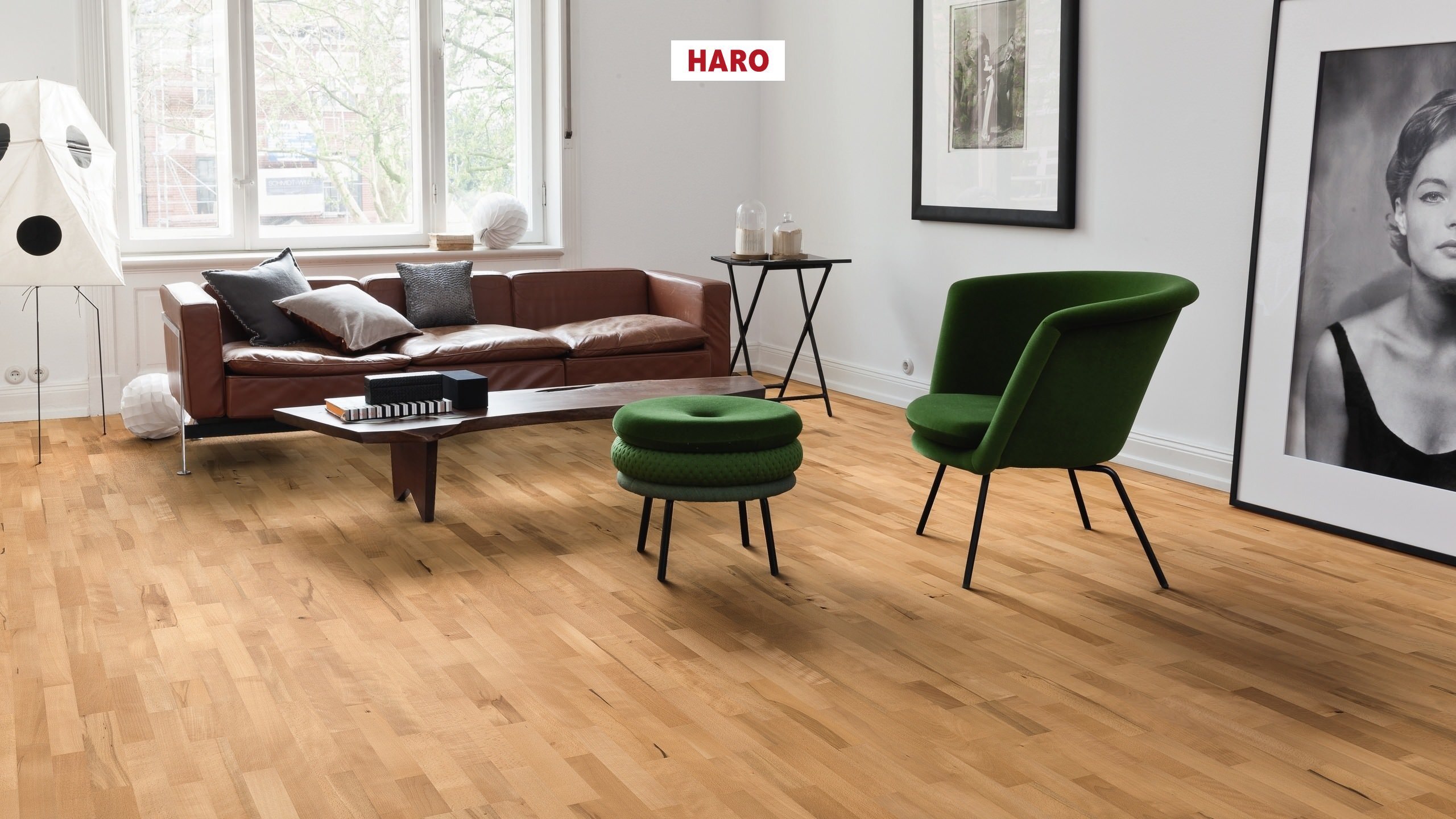 HARO PARQUET 2500 3-strip Faggio evaporato Favorit naturaDur Top Connect