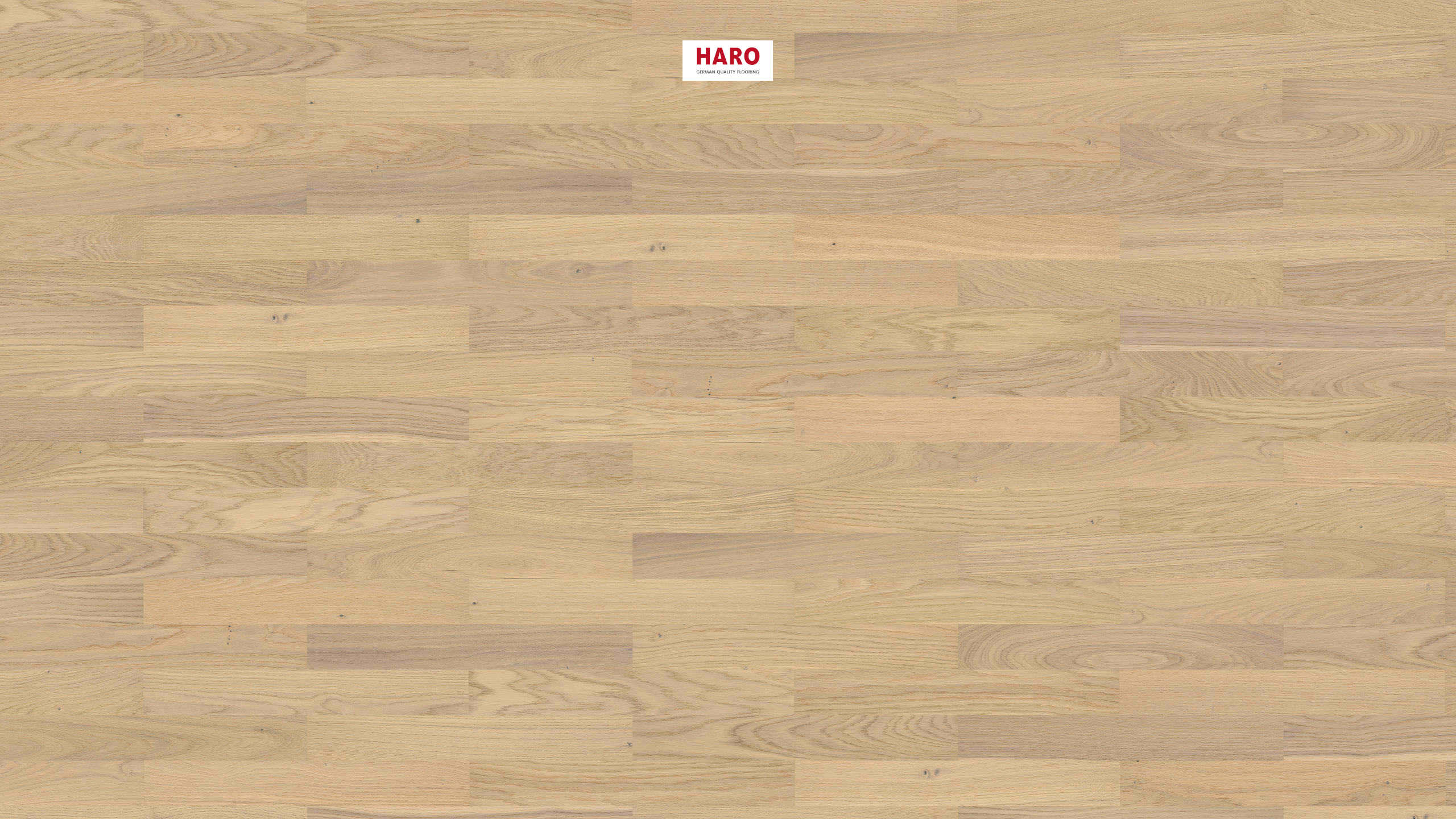 HARO PARQUET 3000 Listello Allegro Rovere bianco chiaro Objekt naturaDur Nut & Feder Rechts