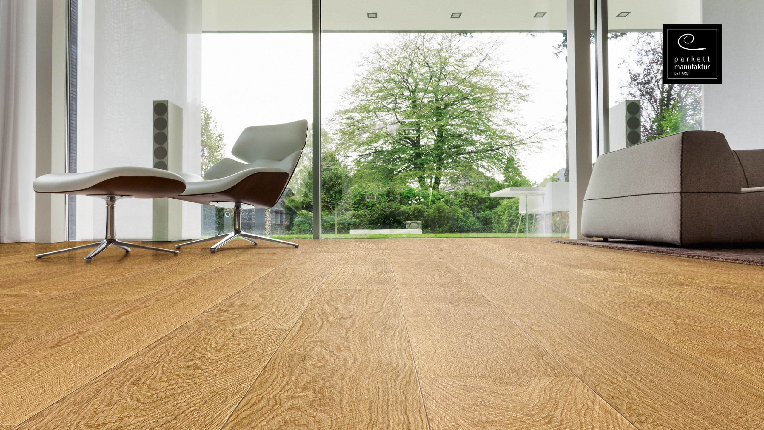 parkettmanufaktur by HARO 4000 Plancia 4B Rovere Selectiv piallato alla francese oleovera Top Connect