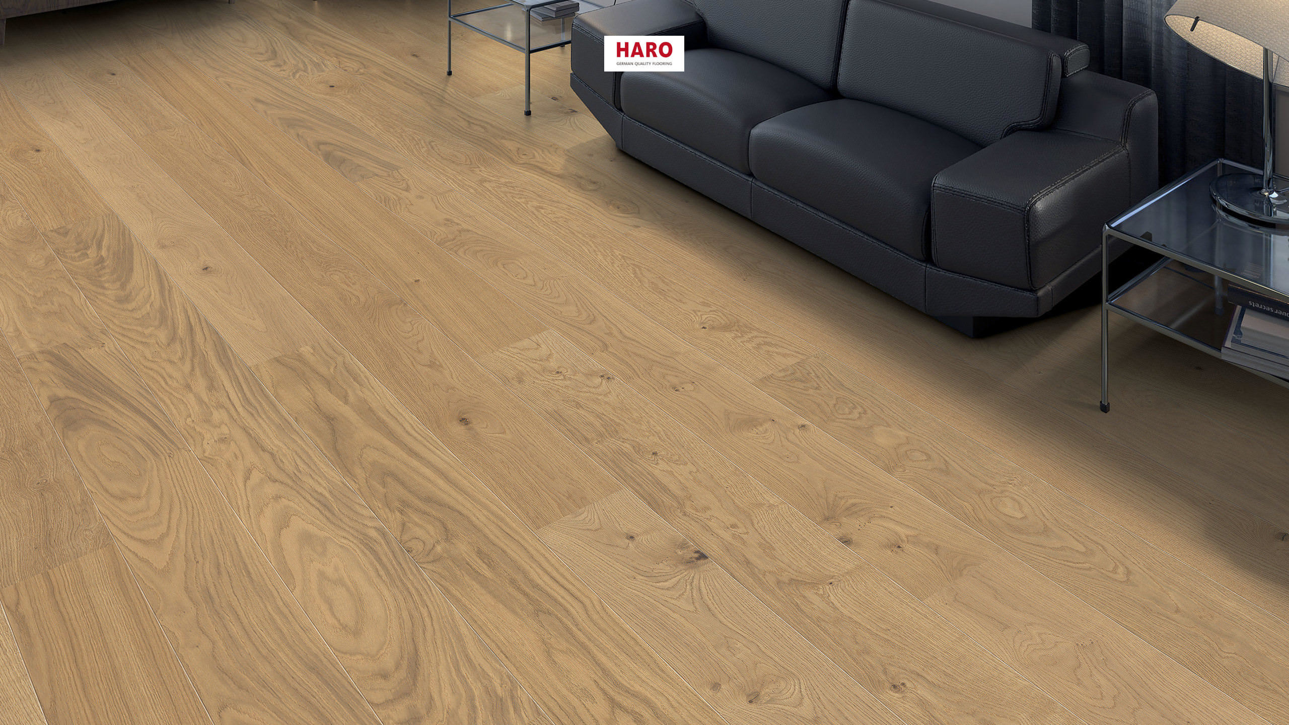 HARO PARQUET 2500 Plancia 180 2B Rovere Markant spazzolato naturaLin plus Top Connect