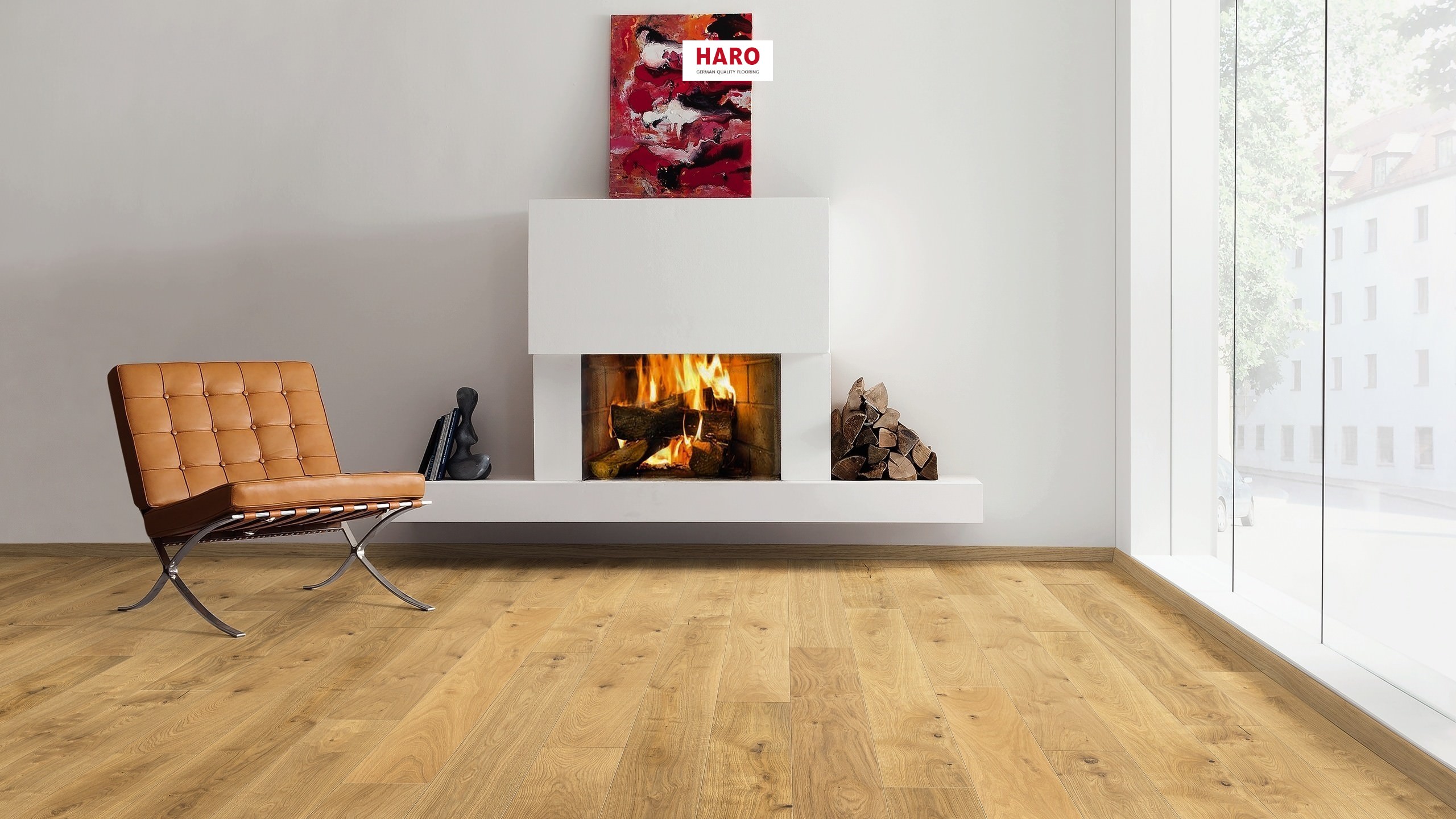 HARO PARQUET 4000 Plancia 180 4B Rovere Sauvage piallato naturaLin plus Top Connect