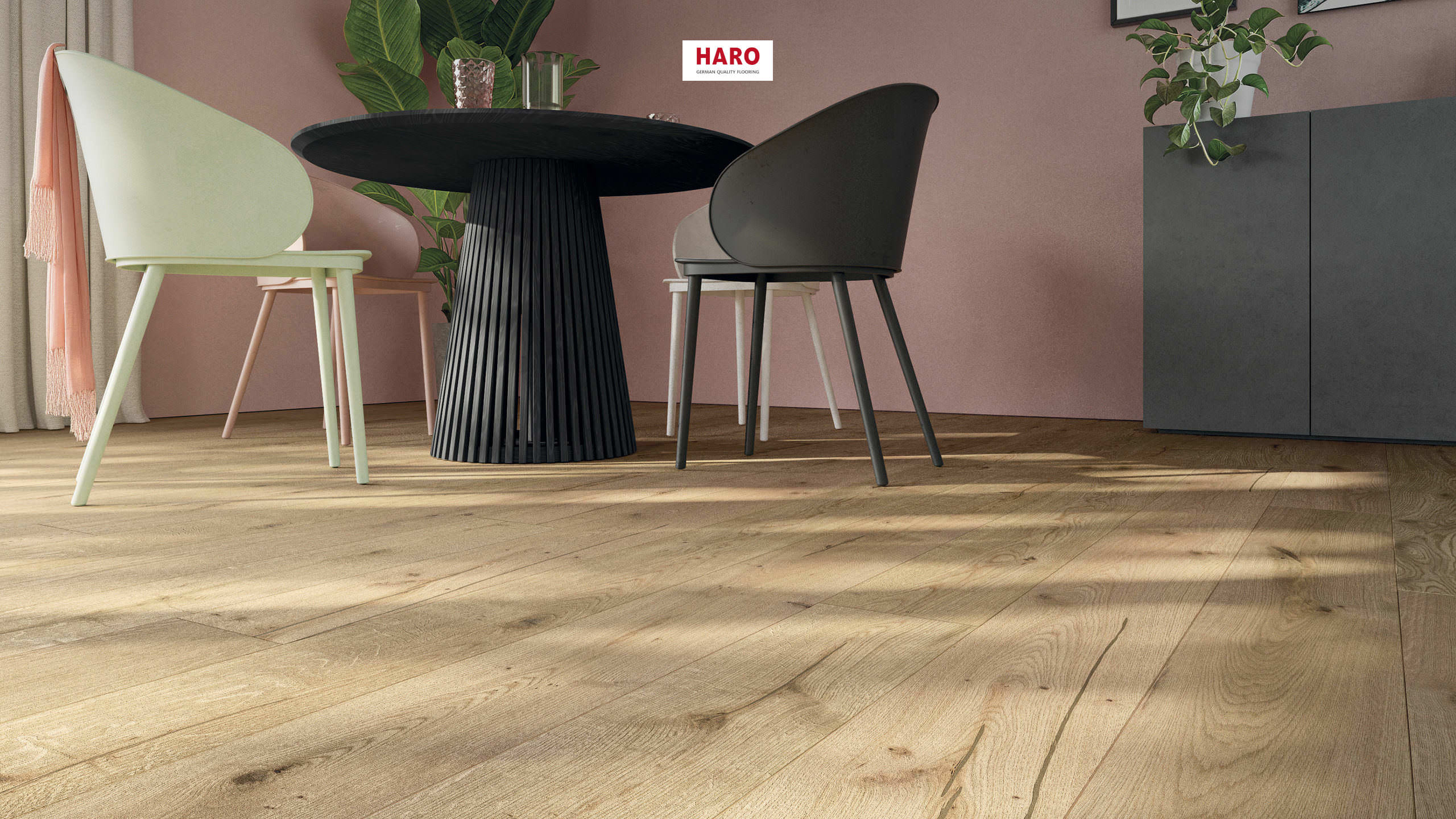 Immagine da Plancia 180 4B Rovere Chiaro Rustikal spazzolato