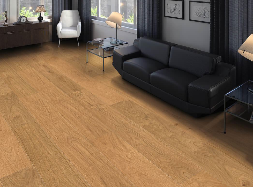 Wood Performance Floor Multivo Planche large 4V Chêne naturel brossé naturaDur Top Connect